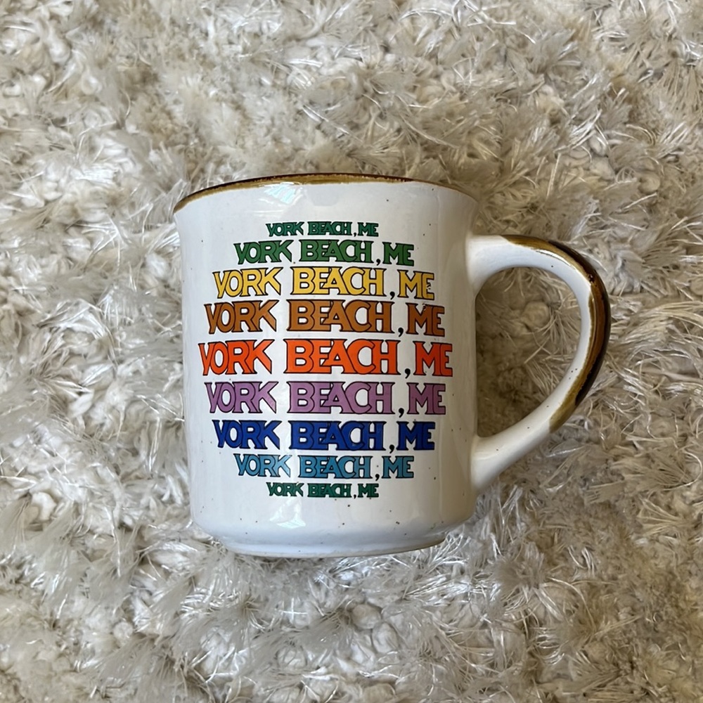 York Beach Maine Cabin Style Mug